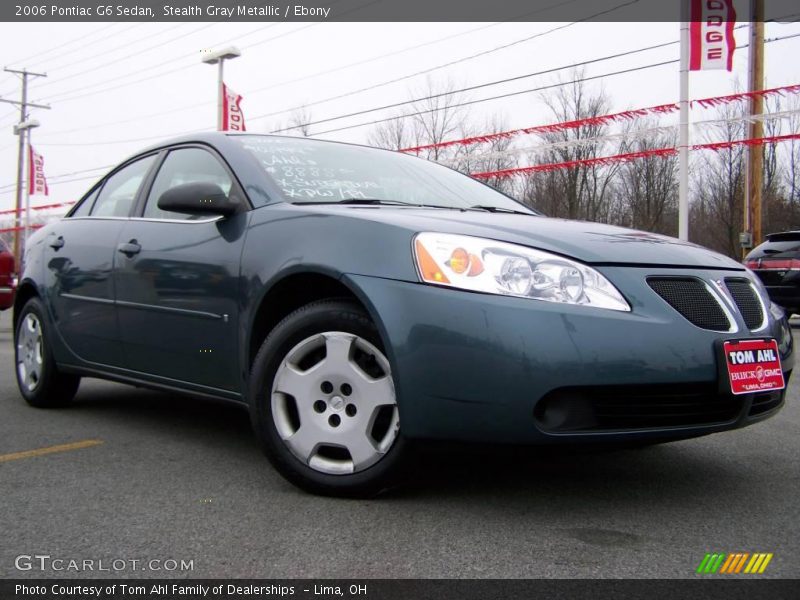 Stealth Gray Metallic / Ebony 2006 Pontiac G6 Sedan