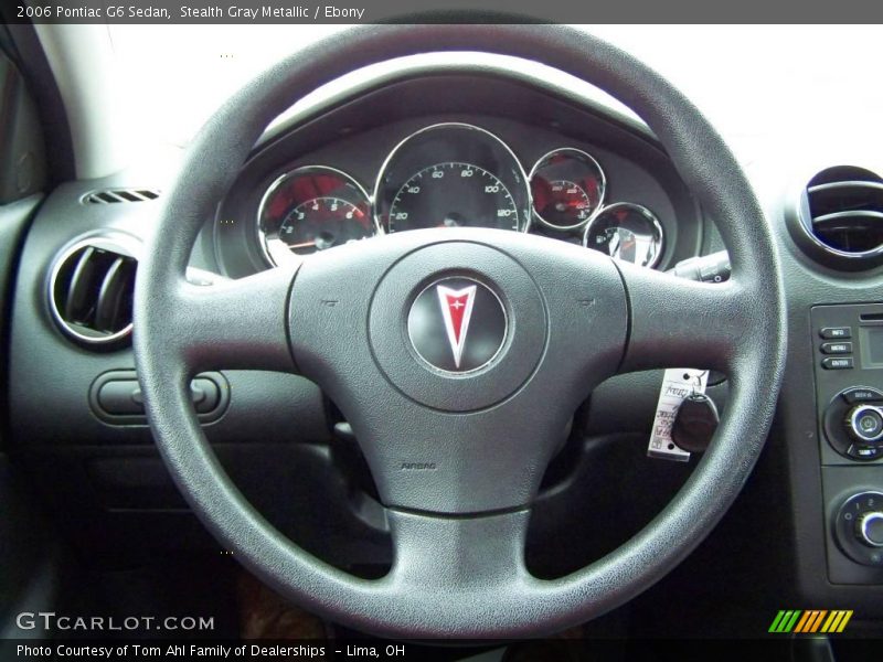 Stealth Gray Metallic / Ebony 2006 Pontiac G6 Sedan