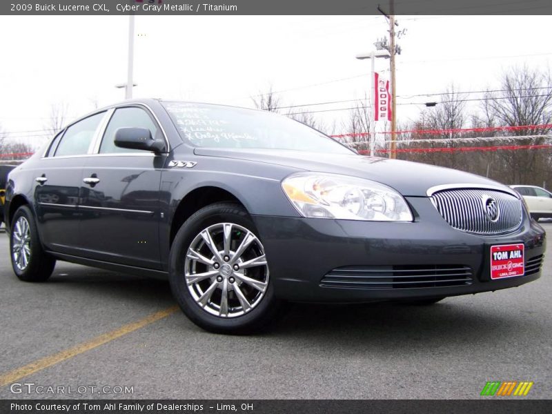 Cyber Gray Metallic / Titanium 2009 Buick Lucerne CXL