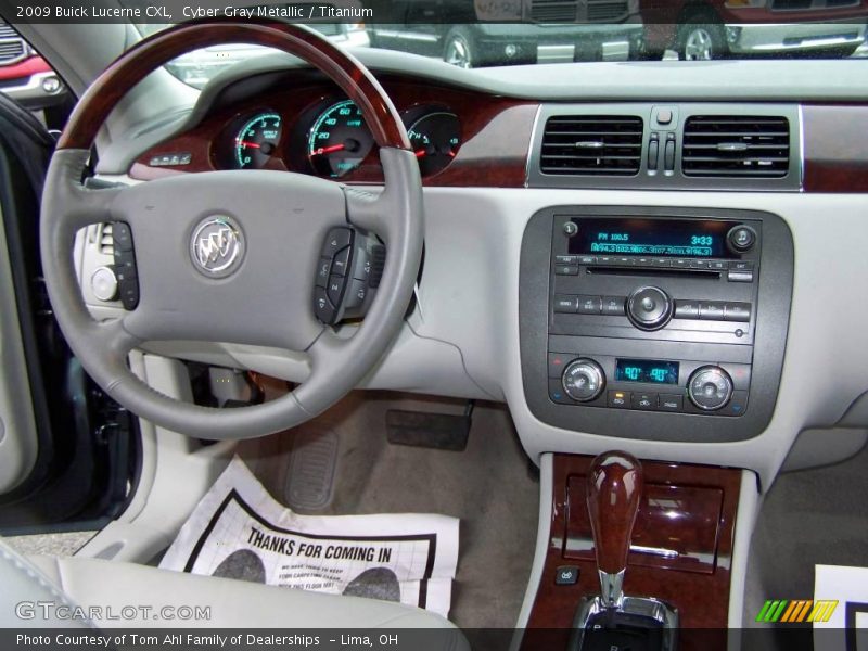 Cyber Gray Metallic / Titanium 2009 Buick Lucerne CXL