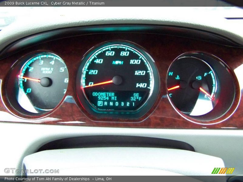 Cyber Gray Metallic / Titanium 2009 Buick Lucerne CXL