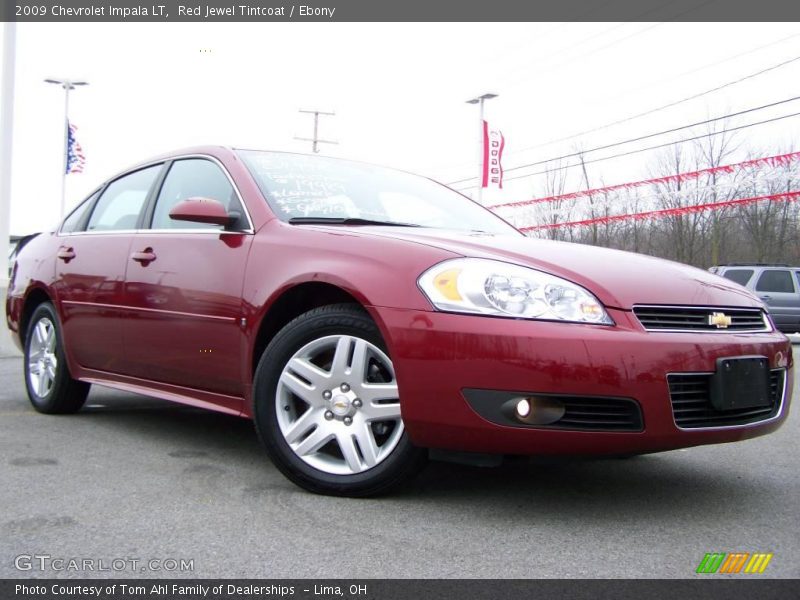 Red Jewel Tintcoat / Ebony 2009 Chevrolet Impala LT