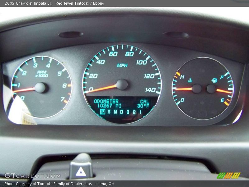 Red Jewel Tintcoat / Ebony 2009 Chevrolet Impala LT