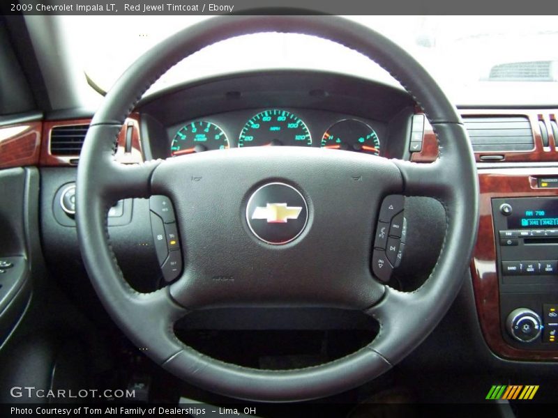 Red Jewel Tintcoat / Ebony 2009 Chevrolet Impala LT