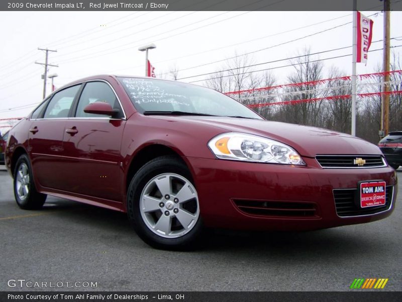 Red Jewel Tintcoat / Ebony 2009 Chevrolet Impala LT