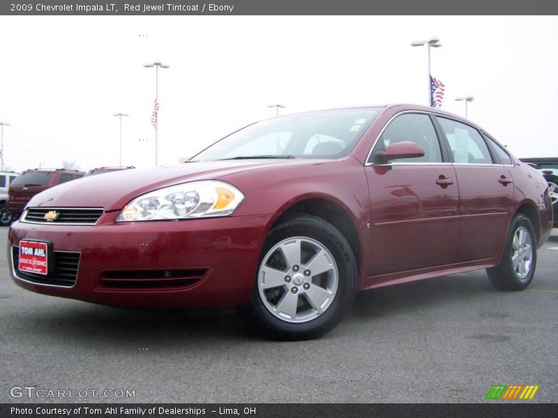 Red Jewel Tintcoat / Ebony 2009 Chevrolet Impala LT