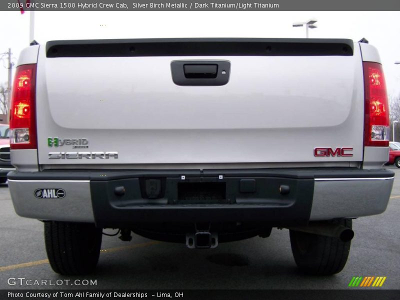 Silver Birch Metallic / Dark Titanium/Light Titanium 2009 GMC Sierra 1500 Hybrid Crew Cab
