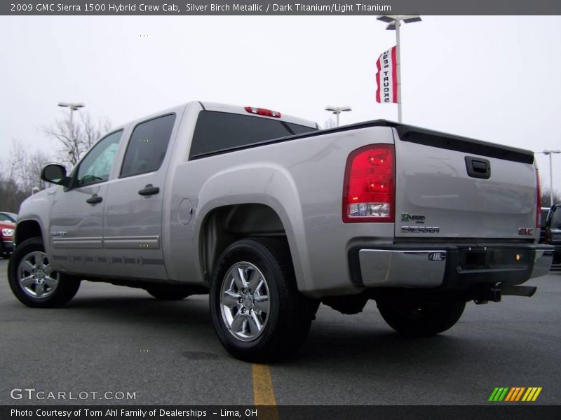 Silver Birch Metallic / Dark Titanium/Light Titanium 2009 GMC Sierra 1500 Hybrid Crew Cab