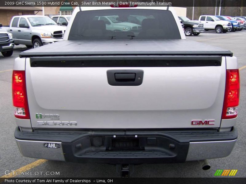 Silver Birch Metallic / Dark Titanium/Light Titanium 2009 GMC Sierra 1500 Hybrid Crew Cab