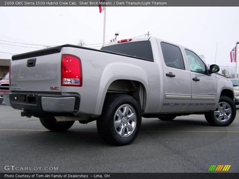 Silver Birch Metallic / Dark Titanium/Light Titanium 2009 GMC Sierra 1500 Hybrid Crew Cab