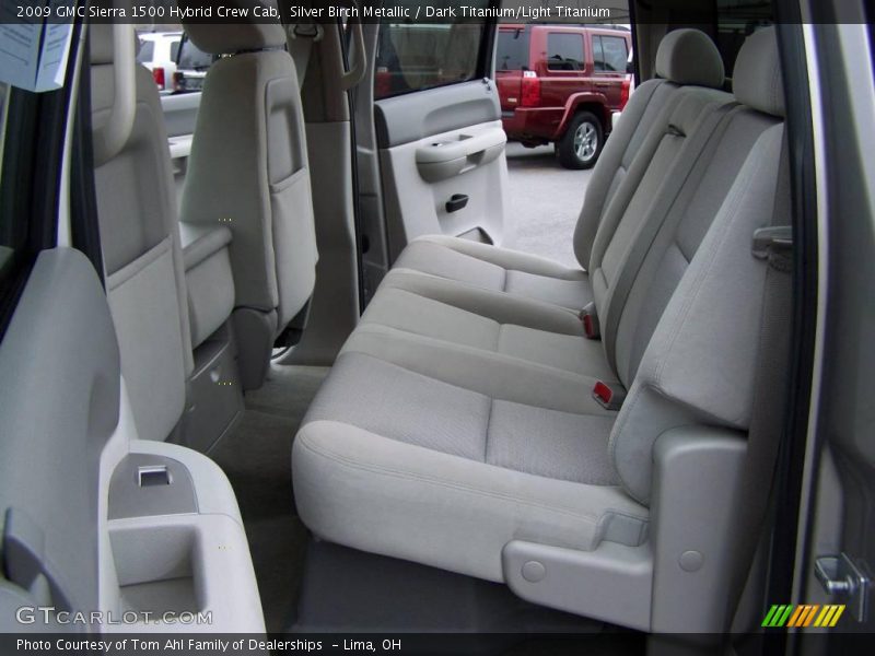 Silver Birch Metallic / Dark Titanium/Light Titanium 2009 GMC Sierra 1500 Hybrid Crew Cab