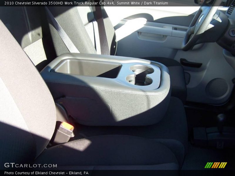 Summit White / Dark Titanium 2010 Chevrolet Silverado 3500HD Work Truck Regular Cab 4x4