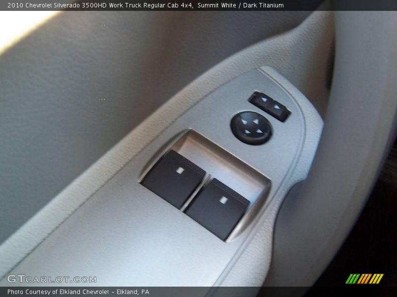 Summit White / Dark Titanium 2010 Chevrolet Silverado 3500HD Work Truck Regular Cab 4x4