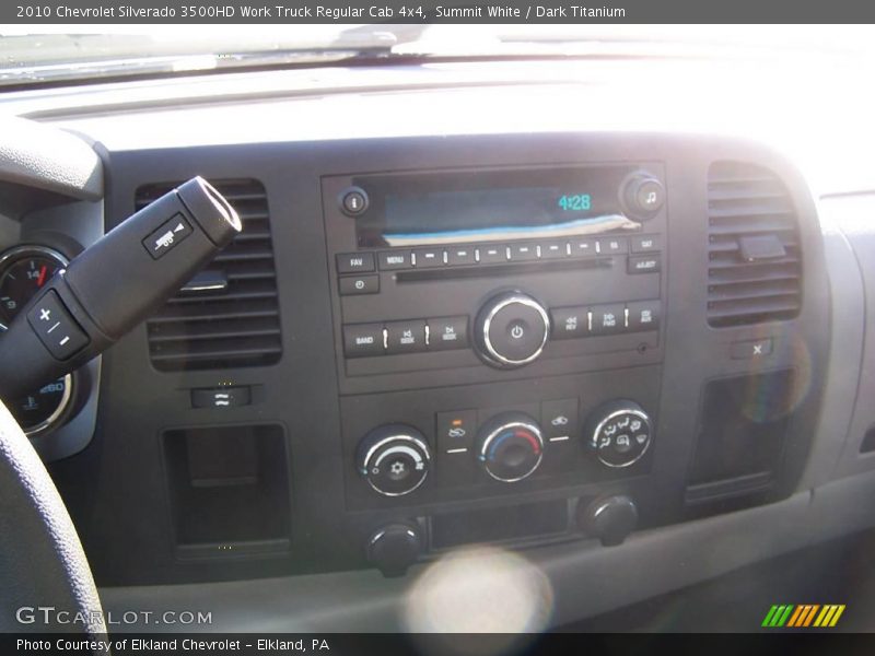 Summit White / Dark Titanium 2010 Chevrolet Silverado 3500HD Work Truck Regular Cab 4x4