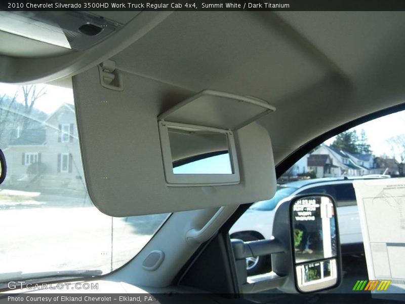 Summit White / Dark Titanium 2010 Chevrolet Silverado 3500HD Work Truck Regular Cab 4x4