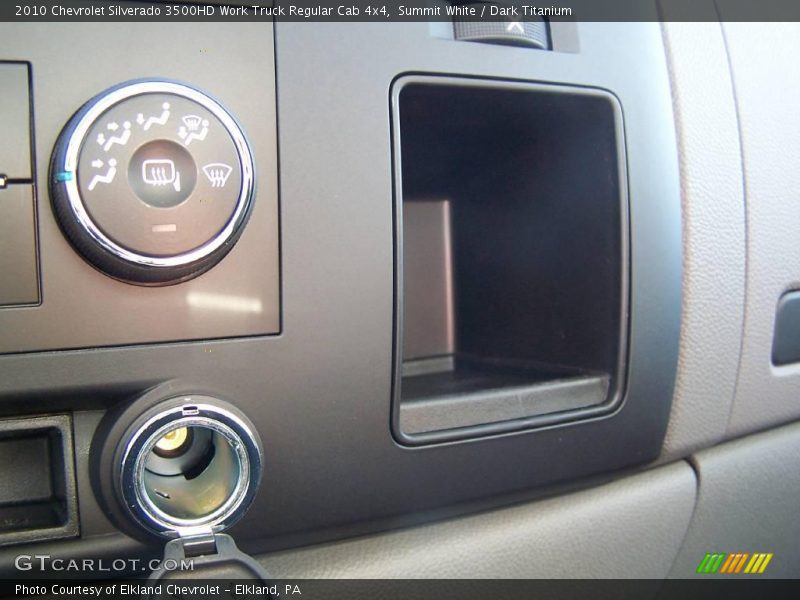 Summit White / Dark Titanium 2010 Chevrolet Silverado 3500HD Work Truck Regular Cab 4x4