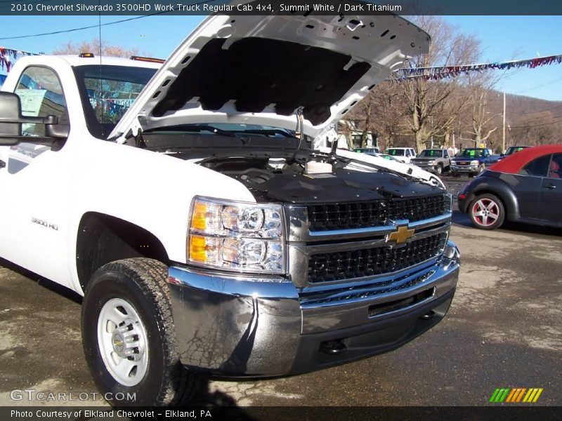 Summit White / Dark Titanium 2010 Chevrolet Silverado 3500HD Work Truck Regular Cab 4x4