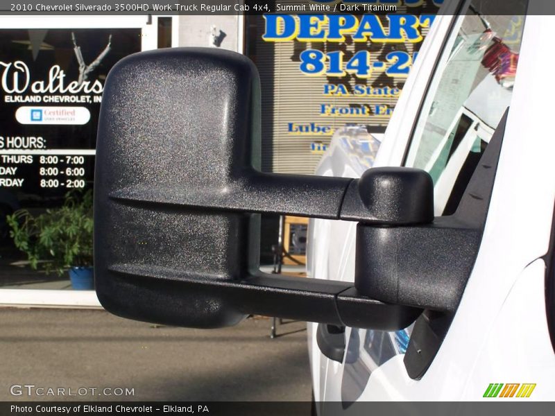 Summit White / Dark Titanium 2010 Chevrolet Silverado 3500HD Work Truck Regular Cab 4x4
