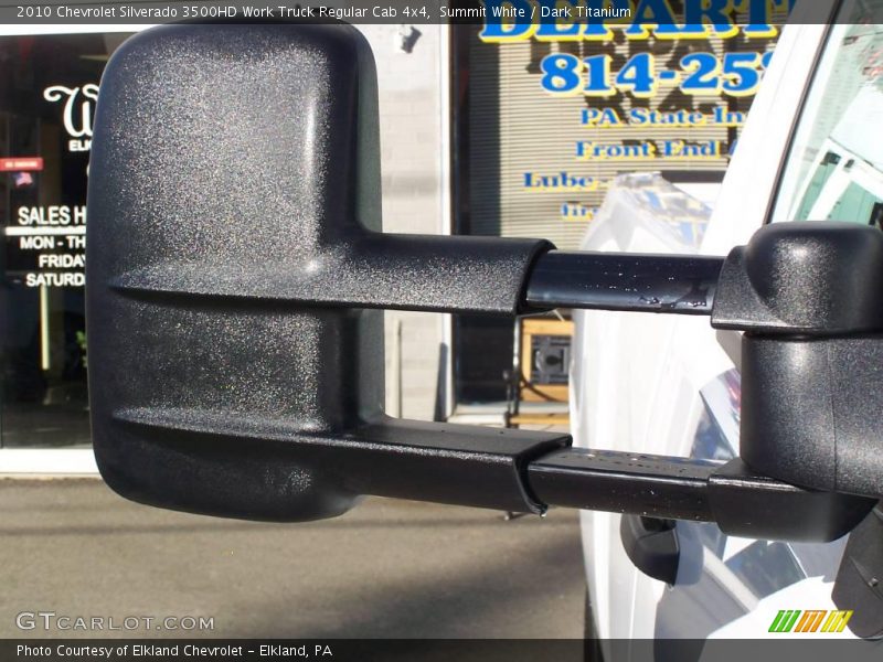 Summit White / Dark Titanium 2010 Chevrolet Silverado 3500HD Work Truck Regular Cab 4x4
