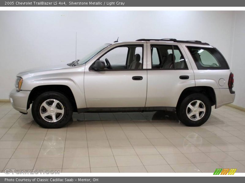 Silverstone Metallic / Light Gray 2005 Chevrolet TrailBlazer LS 4x4
