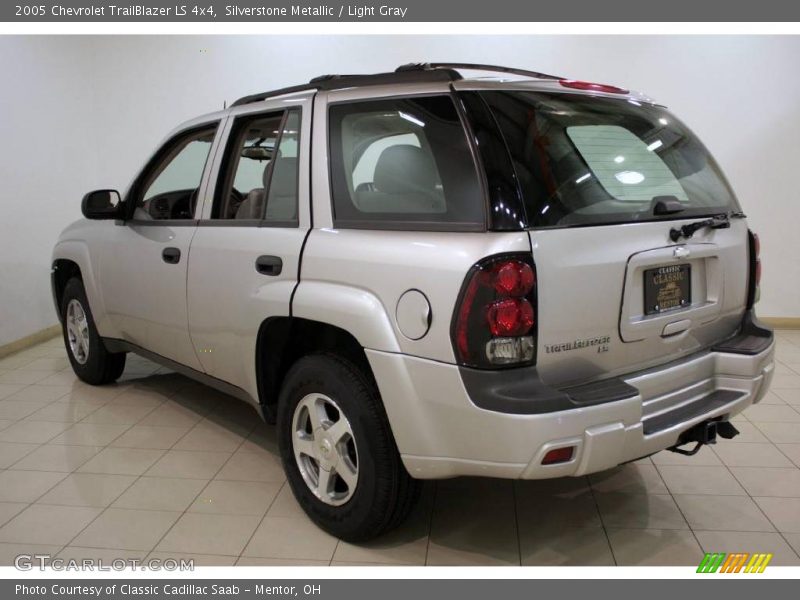 Silverstone Metallic / Light Gray 2005 Chevrolet TrailBlazer LS 4x4