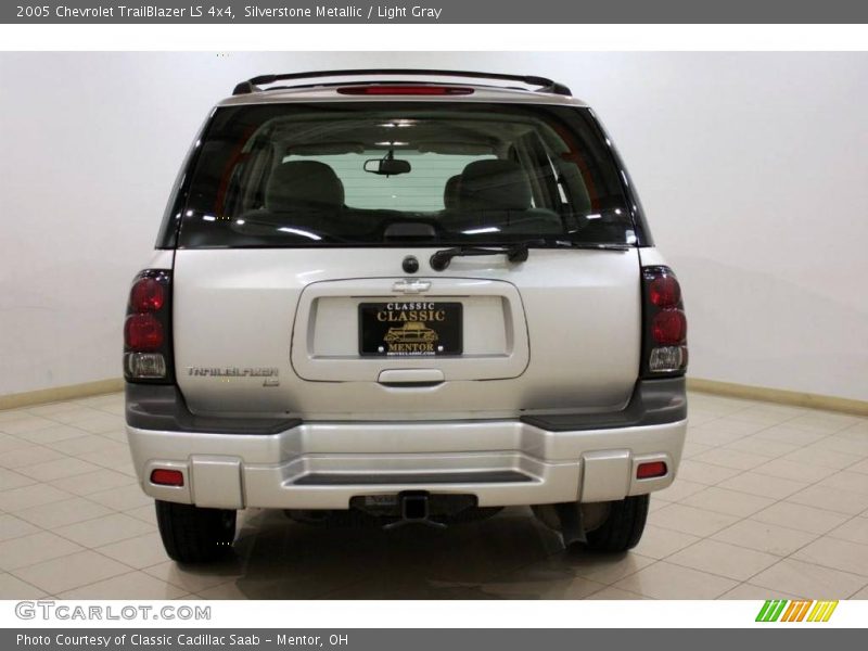 Silverstone Metallic / Light Gray 2005 Chevrolet TrailBlazer LS 4x4