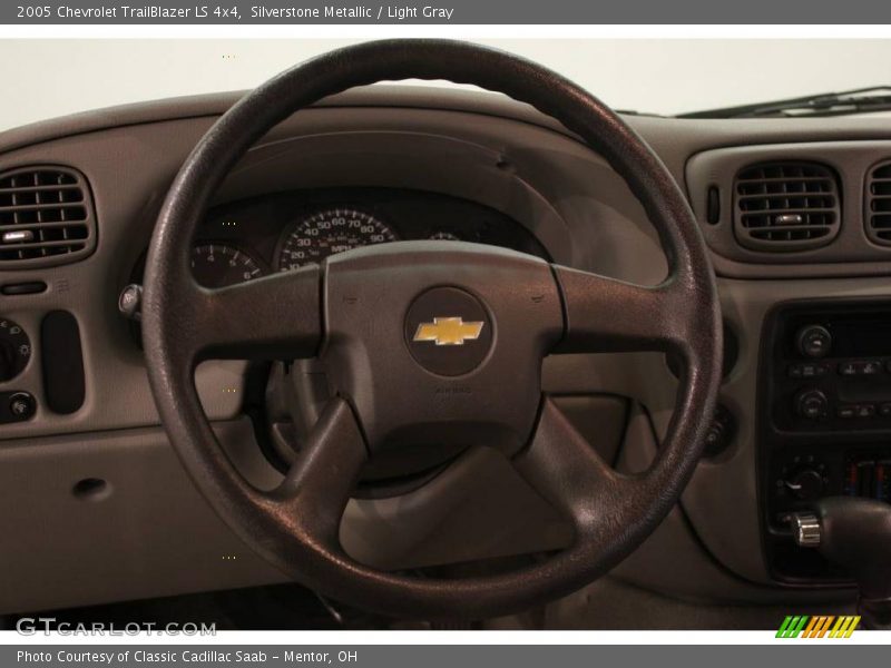 Silverstone Metallic / Light Gray 2005 Chevrolet TrailBlazer LS 4x4