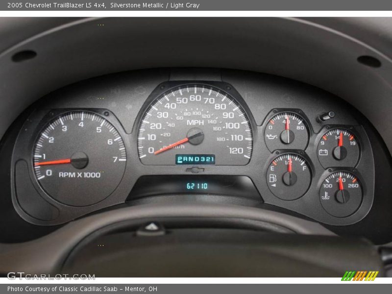 Silverstone Metallic / Light Gray 2005 Chevrolet TrailBlazer LS 4x4