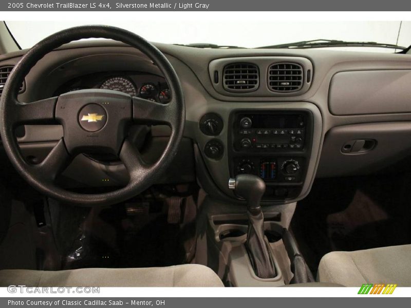 Silverstone Metallic / Light Gray 2005 Chevrolet TrailBlazer LS 4x4