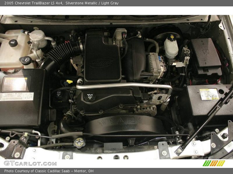 Silverstone Metallic / Light Gray 2005 Chevrolet TrailBlazer LS 4x4