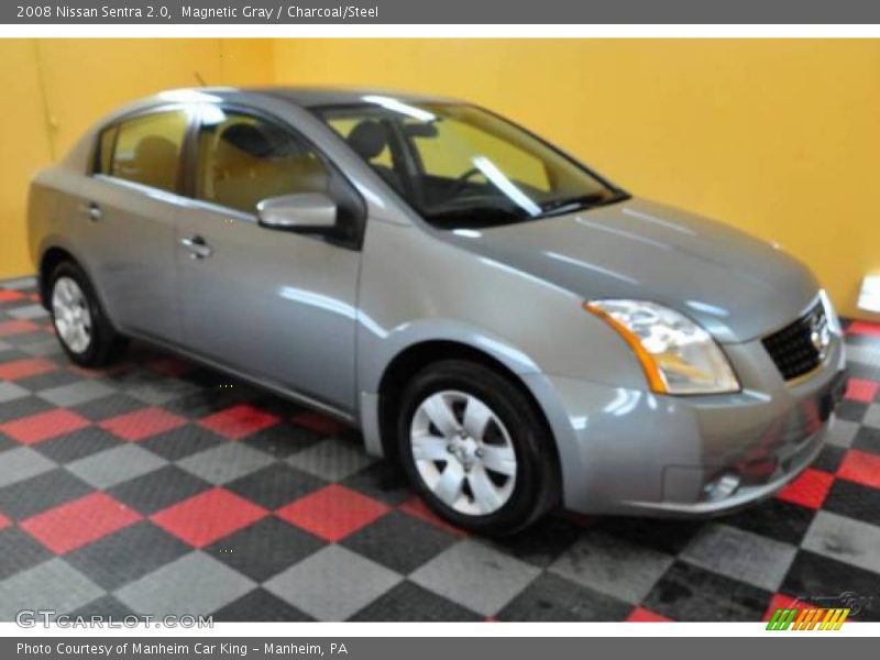 Magnetic Gray / Charcoal/Steel 2008 Nissan Sentra 2.0