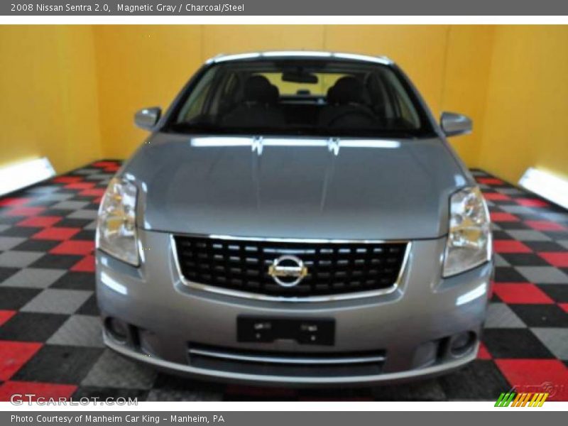 Magnetic Gray / Charcoal/Steel 2008 Nissan Sentra 2.0