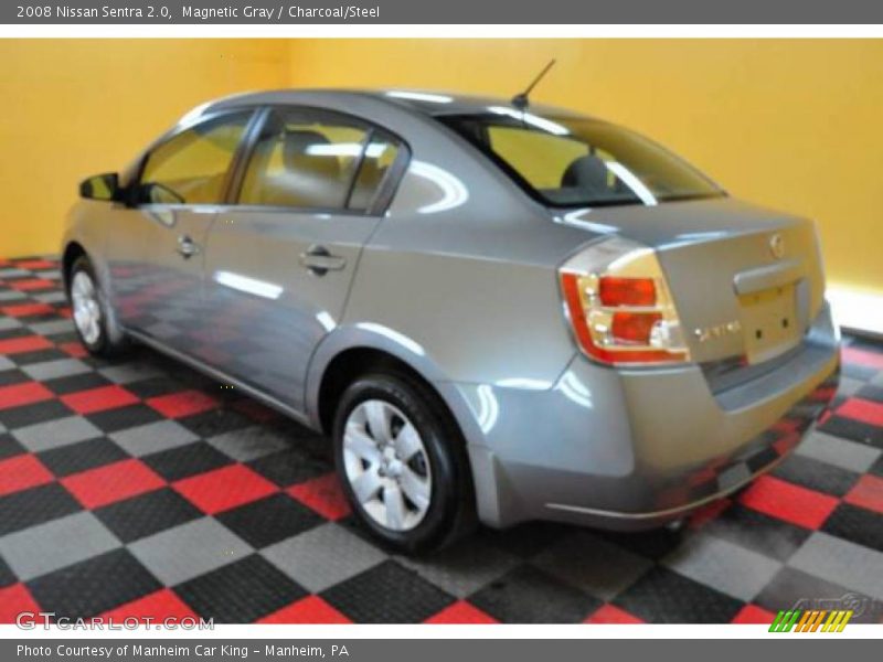 Magnetic Gray / Charcoal/Steel 2008 Nissan Sentra 2.0