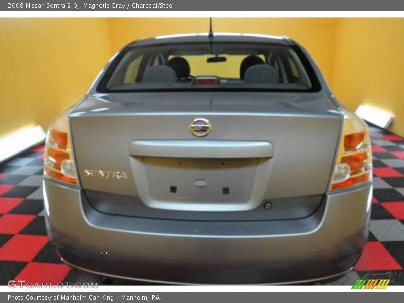 Magnetic Gray / Charcoal/Steel 2008 Nissan Sentra 2.0
