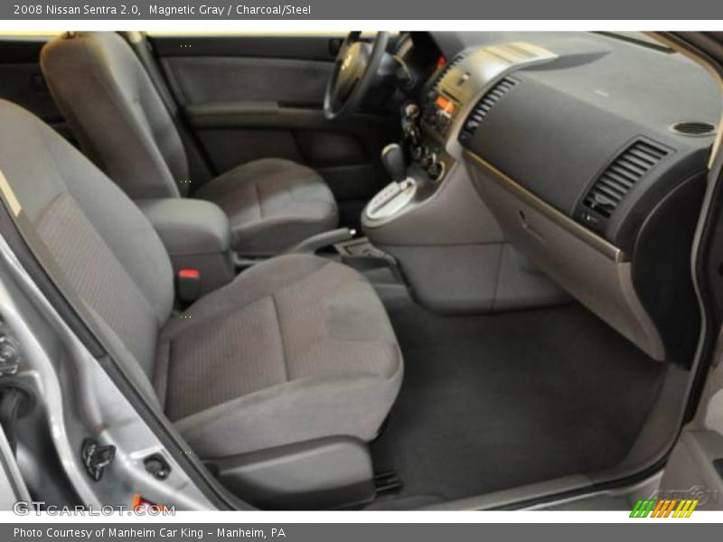 Magnetic Gray / Charcoal/Steel 2008 Nissan Sentra 2.0