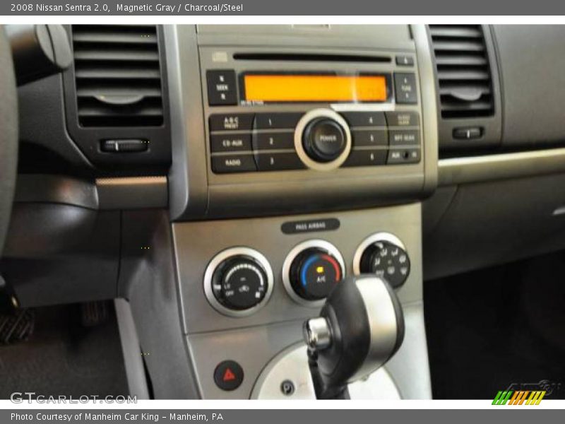 Magnetic Gray / Charcoal/Steel 2008 Nissan Sentra 2.0