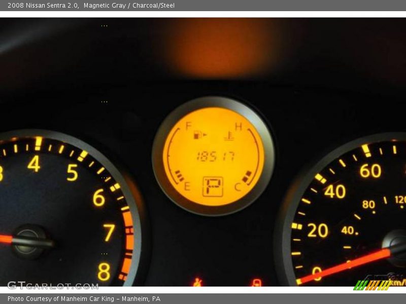 Magnetic Gray / Charcoal/Steel 2008 Nissan Sentra 2.0