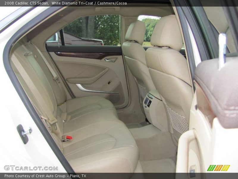 White Diamond Tri-Coat / Cashmere/Cocoa 2008 Cadillac CTS Sedan