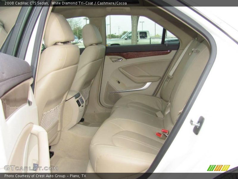 White Diamond Tri-Coat / Cashmere/Cocoa 2008 Cadillac CTS Sedan