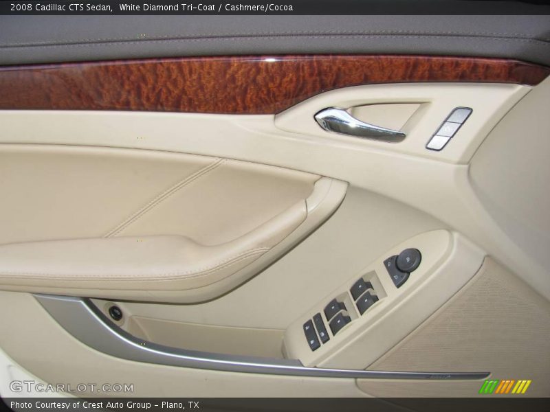 White Diamond Tri-Coat / Cashmere/Cocoa 2008 Cadillac CTS Sedan