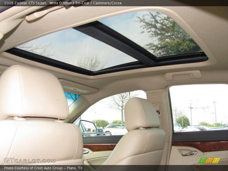 White Diamond Tri-Coat / Cashmere/Cocoa 2008 Cadillac CTS Sedan