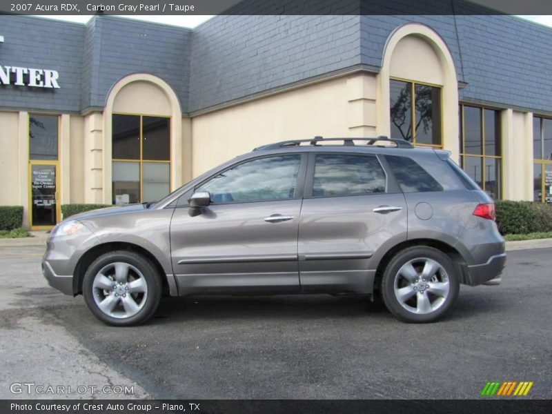 Carbon Gray Pearl / Taupe 2007 Acura RDX