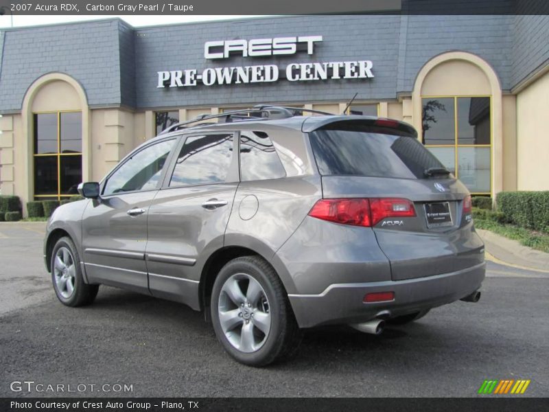 Carbon Gray Pearl / Taupe 2007 Acura RDX
