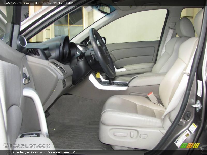 Carbon Gray Pearl / Taupe 2007 Acura RDX