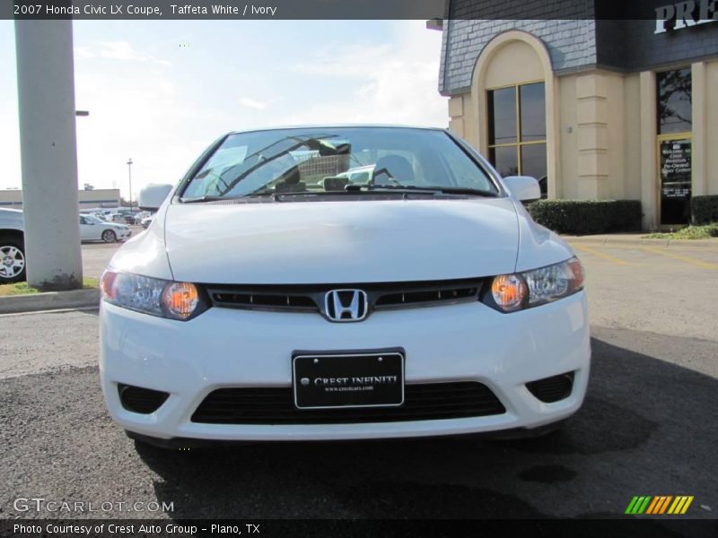 Taffeta White / Ivory 2007 Honda Civic LX Coupe
