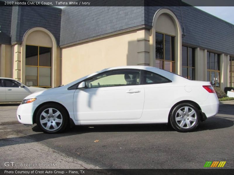 Taffeta White / Ivory 2007 Honda Civic LX Coupe