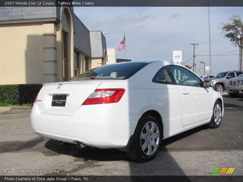 Taffeta White / Ivory 2007 Honda Civic LX Coupe