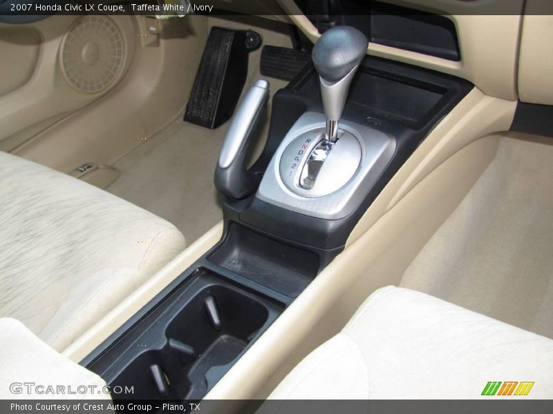 Taffeta White / Ivory 2007 Honda Civic LX Coupe