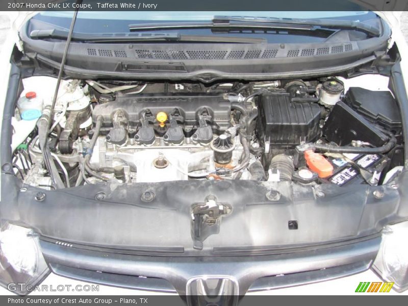Taffeta White / Ivory 2007 Honda Civic LX Coupe