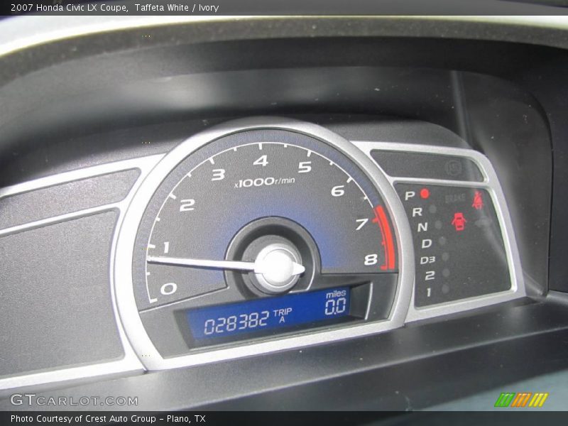 Taffeta White / Ivory 2007 Honda Civic LX Coupe